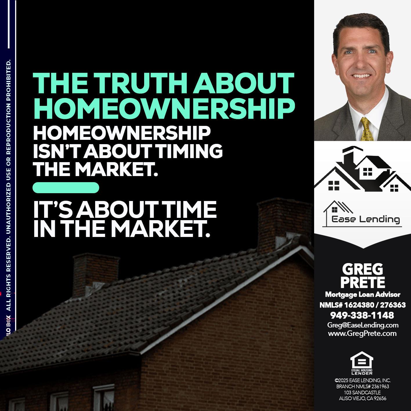 THE TRUTH ABOUT - Greg Prete -Licensed Loan Advisor