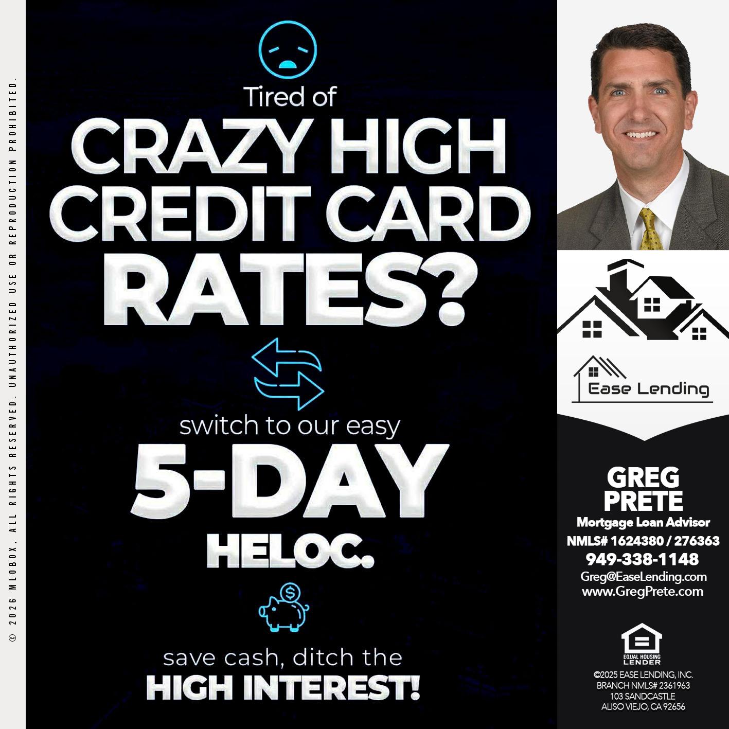 crazy high - Greg Prete -Licensed Loan Advisor