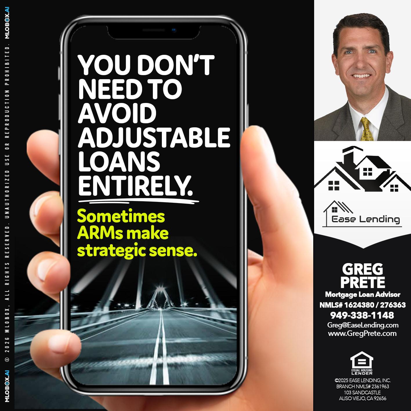 YOU DONT NEED - Greg Prete -Licensed Loan Advisor