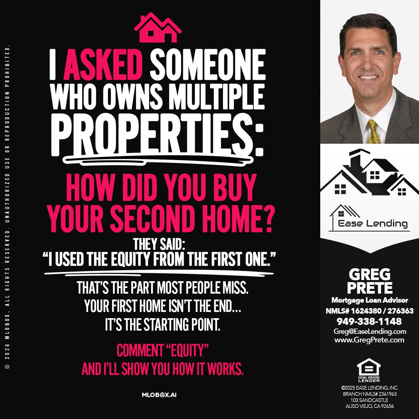 I ASKED SOMEONE - Greg Prete -Licensed Loan Advisor
